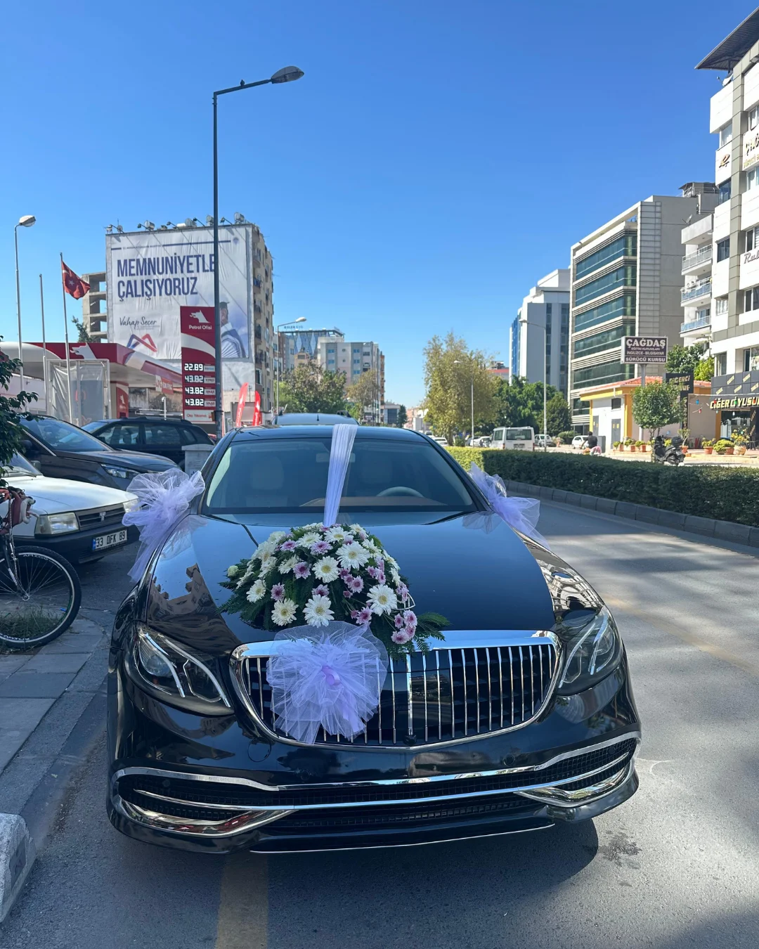 İzmir özel gün transferi Mercedes Maybach düğün aracı
